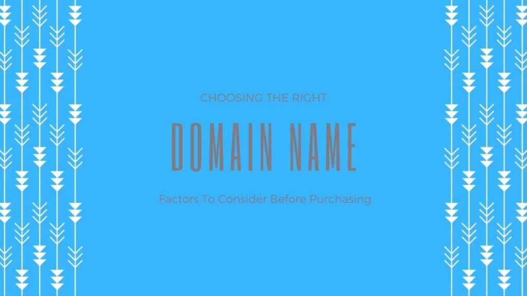 choosing a domain name