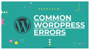 Solution To WordPress Error